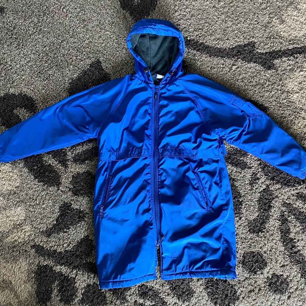 Blue Swim Parka